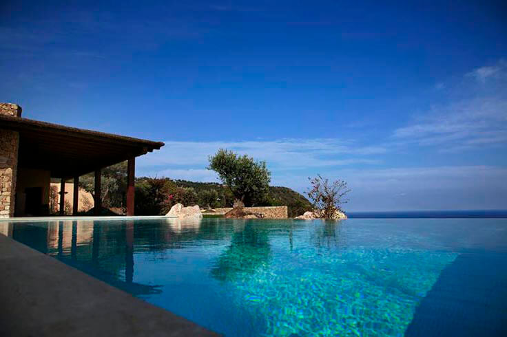 Chalet avec Piscine, Vues Ã  la mer et Air conditionnÃ©