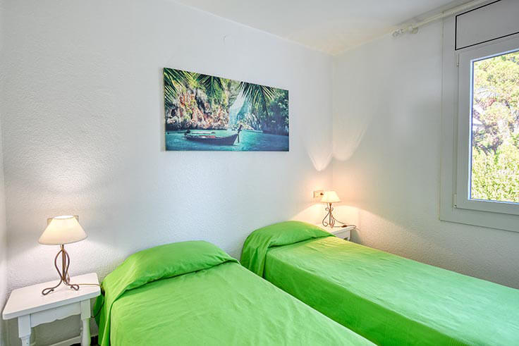 Apartamento 2 dormitorios con Piscina, Vistas al mar y Wifi en Calella de Palafrugell - Alquiler Temporada