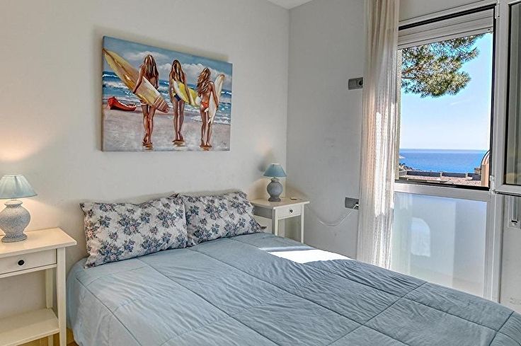 Apartamento 3 dormitorios con Piscina, Vistas al mar, Aire acondicionado, Parking y jardín en Calella de Palafrugell - Alquiler Vacacional - Turístico