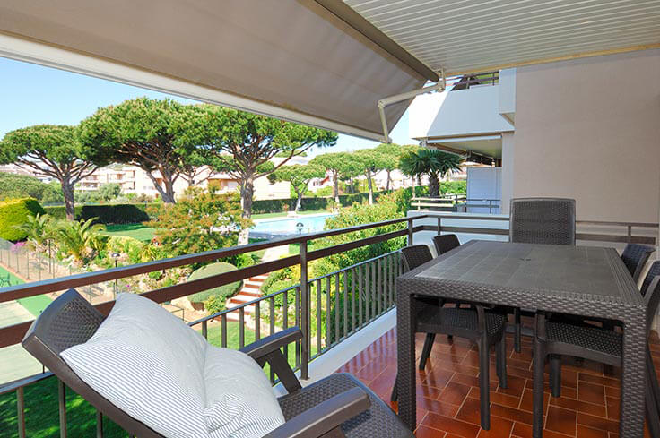 Apartamento 3 dormitorios con Piscina, Wifi, Parking y jardín en Calella de Palafrugell - Alquiler Vacacional - Turístico