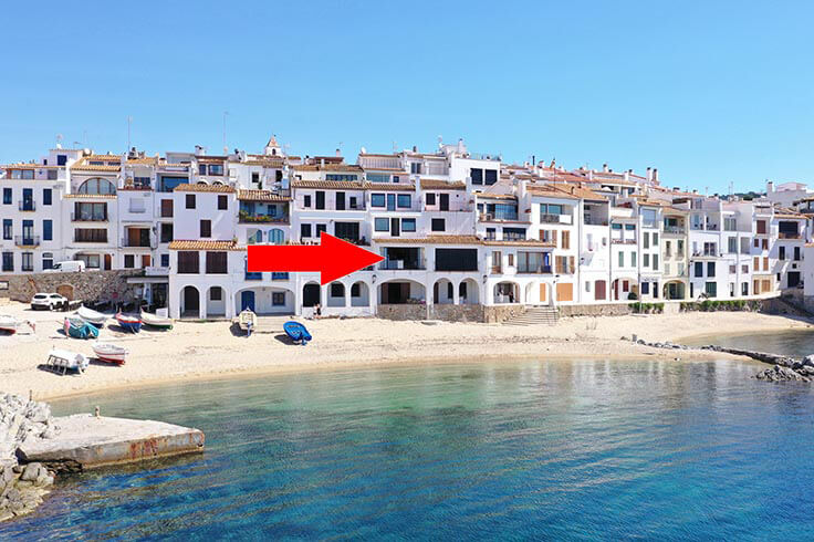 Apartamento 3 dormitorios con Vistas al mar, Aire acondicionado, Wifi y Parking en Calella de Palafrugell - Alquiler Vacacional - Turístico