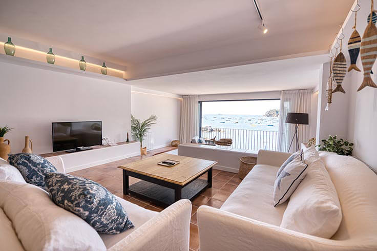 Apartamento 3 dormitorios con Vistas al mar, Aire acondicionado, Wifi y Parking en Calella de Palafrugell - Alquiler Vacacional - Turístico