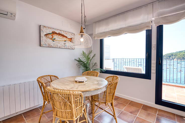 Ático 1 dormitorio con Vistas al mar, Wifi y Parking en Calella de Palafrugell - Alquiler Vacacional - Turístico