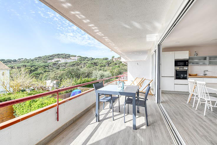 Apartamento 3 dormitorios con Piscina, Wifi, Parking y jardín en Calella de Palafrugell - Alquiler Vacacional - Turístico