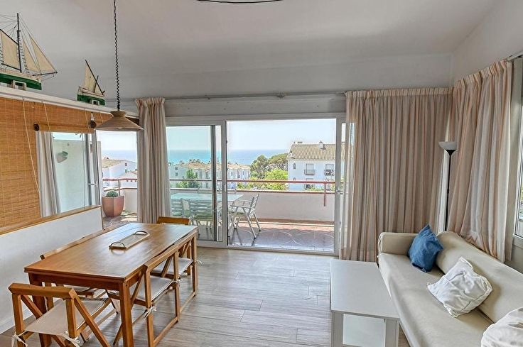Apartamento 2 dormitorios con Piscina, Vistas al mar, Wifi y jardín en Calella de Palafrugell - Alquiler Vacacional - Turístico