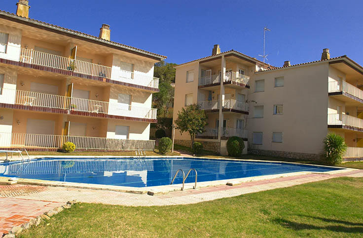Apartamento 2 dormitorios con Piscina y Parking en Llafranc - Alquiler Temporada