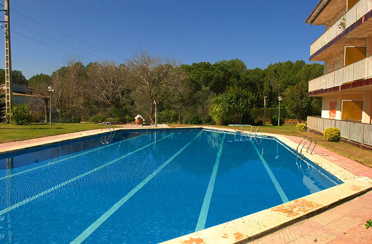 Apartamento 2 dormitorios con Piscina y Parking en Llafranc - Alquiler Temporada