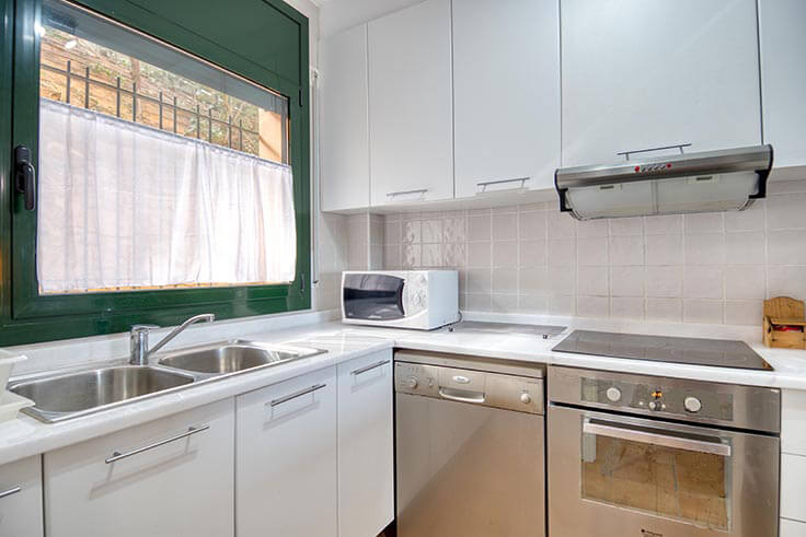 Apartamento 2 dormitorios con Piscina, Vistas al mar, Parking y jardín en Tamariu - Alquiler Vacacional - Turístico