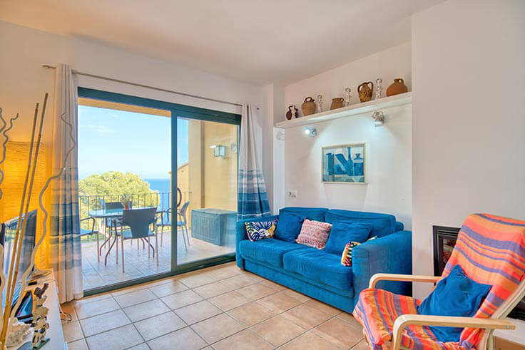 Apartamento 2 dormitorios con Piscina, Vistas al mar, Parking y jardín en Tamariu - Alquiler Vacacional - Turístico