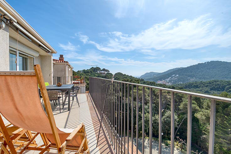 Apartamento 1 dormitorio con Piscina, Vistas al mar, Parking y jardín en Tamariu - Alquiler Vacacional - Turístico