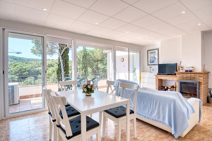 Ático 2 dormitorios con Vistas al mar, Wifi y Parking en Tamariu - Alquiler Temporada