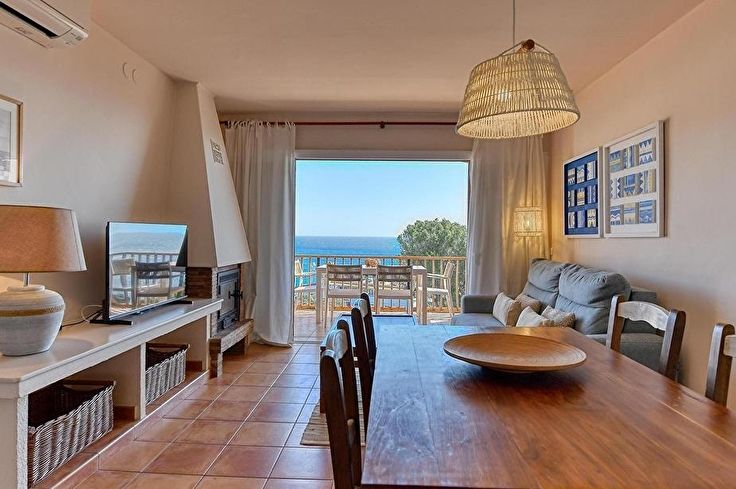 Apartamento 2 dormitorios con Piscina, Vistas al mar, Wifi, Parking y jardín en Calella de Palafrugell - Alquiler Vacacional - Turístico