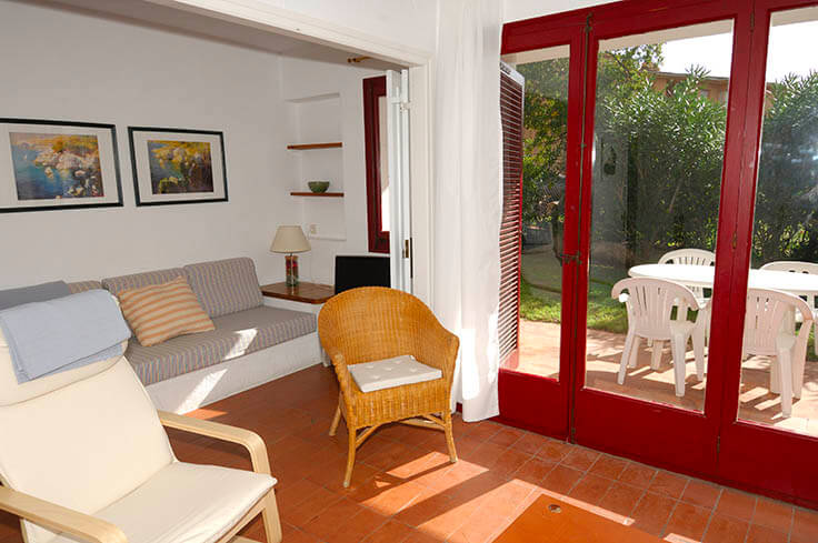 Casa aparellada 2 dormitoris amb jardí a Calella de Palafrugell - Lloguer Temporada