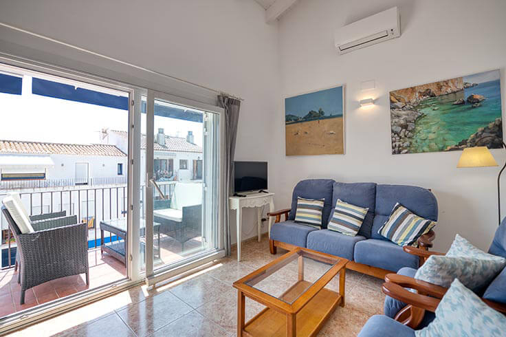 Apartament 2 dormitoris amb Vistes al mar a Calella de Palafrugell - Lloguer Temporada