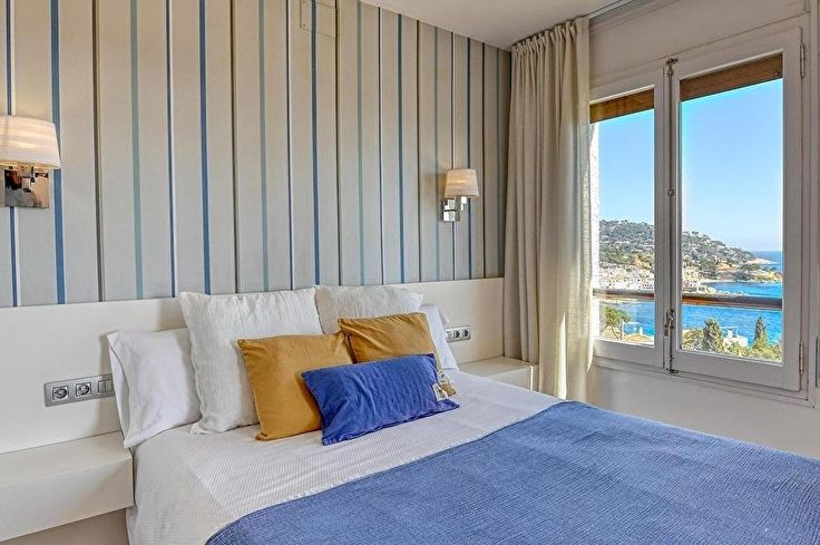 Apartament 2 dormitoris amb Piscina, Vistes al mar, Aire condicionat, Wifi, Pàrquing i jardí a Calella de Palafrugell - Lloguer Vacacional - Turístic