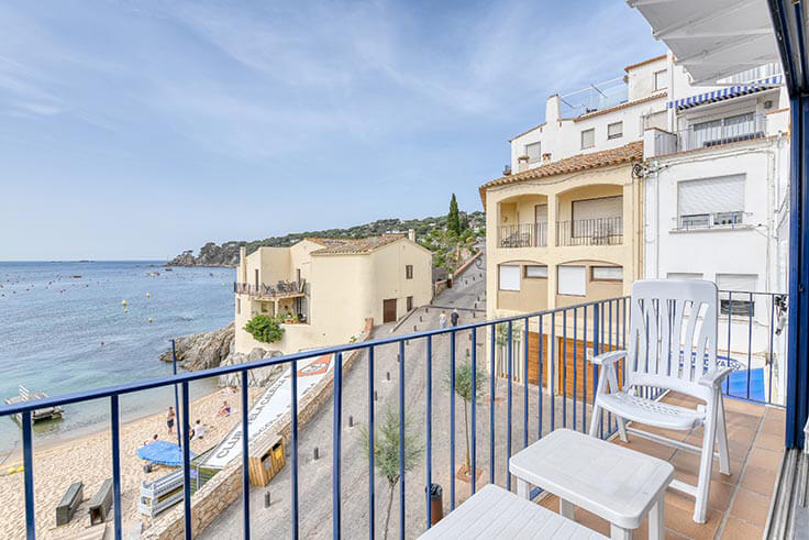 Apartament 3 dormitoris amb Vistes al mar i Wifi a Calella de Palafrugell - Lloguer Vacacional - Turístic