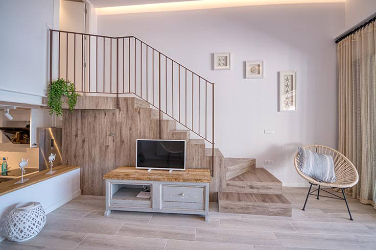 Loft 1 dormitori amb Vistes al mar, Aire condicionat, Wifi i Pàrquing a Calella de Palafrugell - Lloguer Vacacional - Turístic