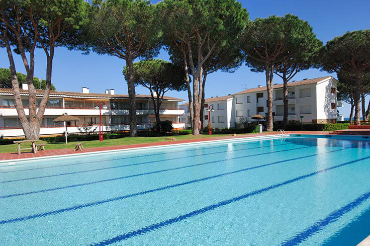 Apartament 2 dormitoris amb Piscina, Vistes al mar, Wifi i jardí a Calella de Palafrugell - Lloguer Vacacional - Turístic
