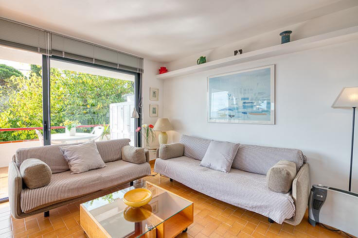Apartament 2 dormitoris amb Piscina, Vistes al mar, Wifi i jardí a Calella de Palafrugell - Lloguer Vacacional - Turístic