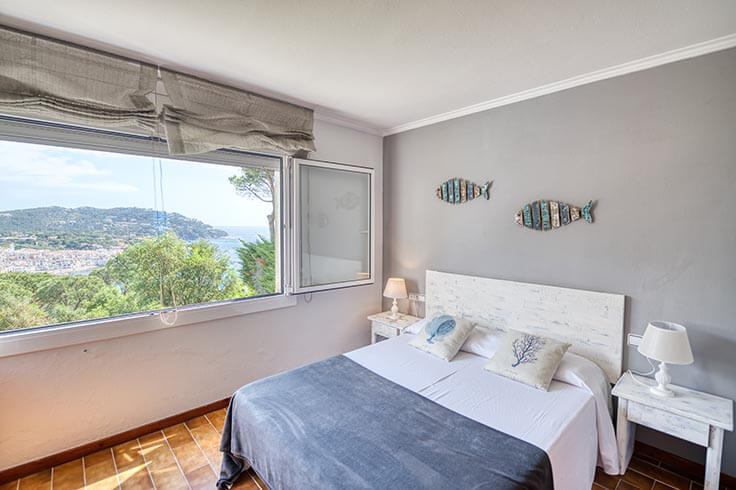 Apartament 3 dormitoris amb Piscina, Vistes al mar, Wifi, Pàrquing i jardí a Calella de Palafrugell - Lloguer Vacacional - Turístic