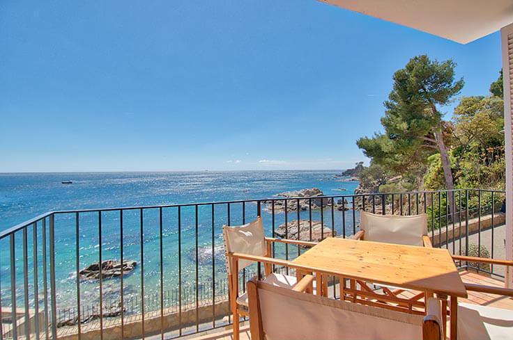 Apartament 2 dormitoris amb Vistes al mar, Wifi i Pàrquing a Calella de Palafrugell - Lloguer Vacacional - Turístic