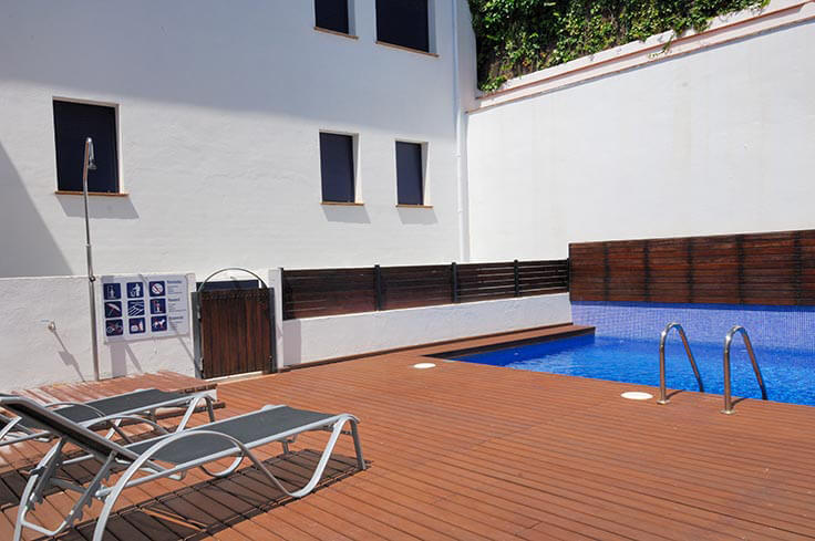 Apartament 3 dormitoris amb Piscina, Vistes al mar i Pàrquing a Calella de Palafrugell - Lloguer Temporada