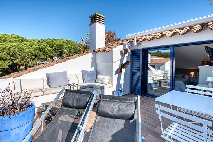 Apartament 3 dormitoris amb Piscina, Vistes al mar i Pàrquing a Calella de Palafrugell - Lloguer Temporada