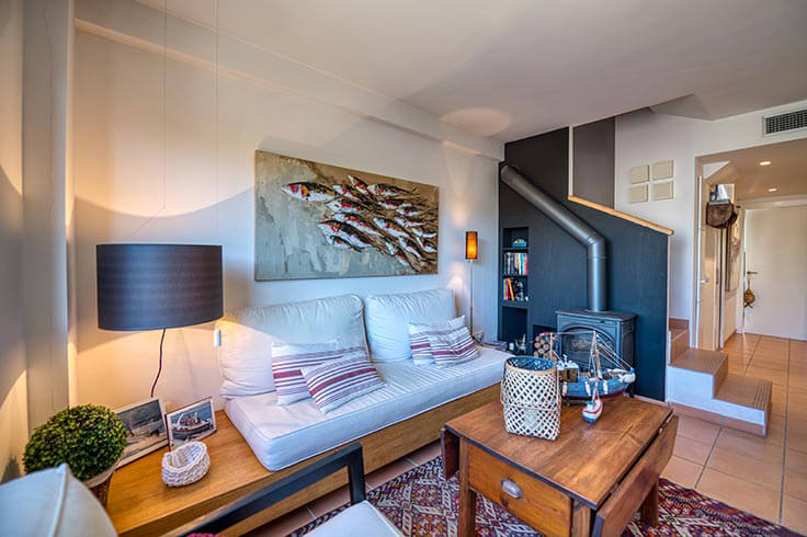 Apartament 3 dormitoris amb Piscina, Vistes al mar i Pàrquing a Calella de Palafrugell - Lloguer Temporada