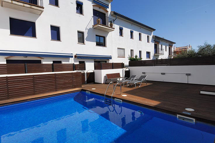 Apartament 3 dormitoris amb Piscina, Aire condicionat, Wifi i Pàrquing a Calella de Palafrugell - Lloguer Temporada