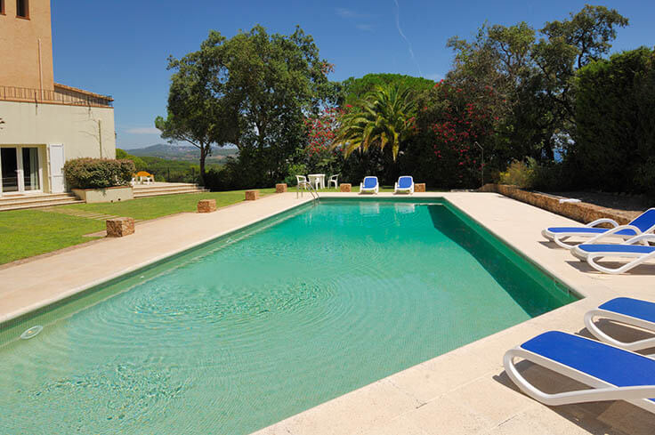 Casa individual 7 dormitoris amb Piscina i Vistes al mar a Calella de Palafrugell - Lloguer Temporada