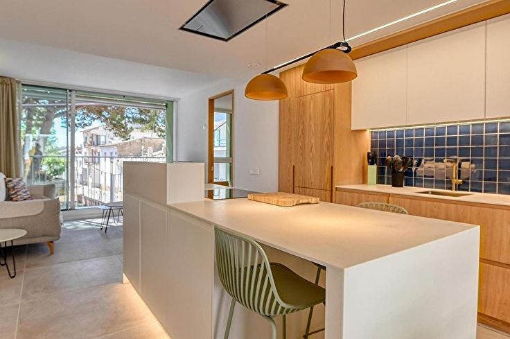 Apartament 3 dormitoris amb Piscina, Aire condicionat, Wifi, Pàrquing i jardí a Llafranc - Lloguer Temporada