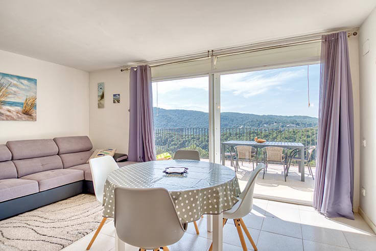 Apartament 1 dormitori amb Piscina, Vistes al mar, Pàrquing i jardí a Tamariu - Lloguer Vacacional - Turístic