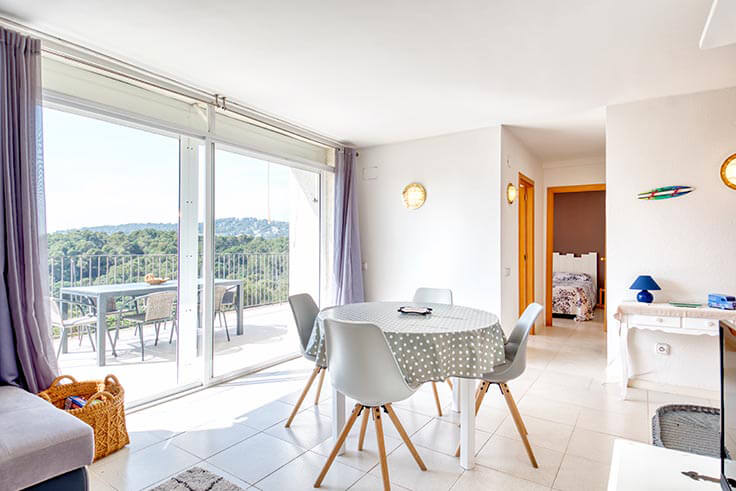 Apartament 1 dormitori amb Piscina, Vistes al mar, Pàrquing i jardí a Tamariu - Lloguer Vacacional - Turístic