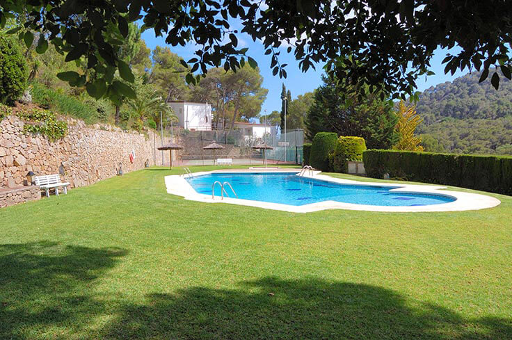 Apartament 3 dormitoris amb Piscina, Wifi, Pàrquing i jardí a Tamariu - Lloguer Temporada