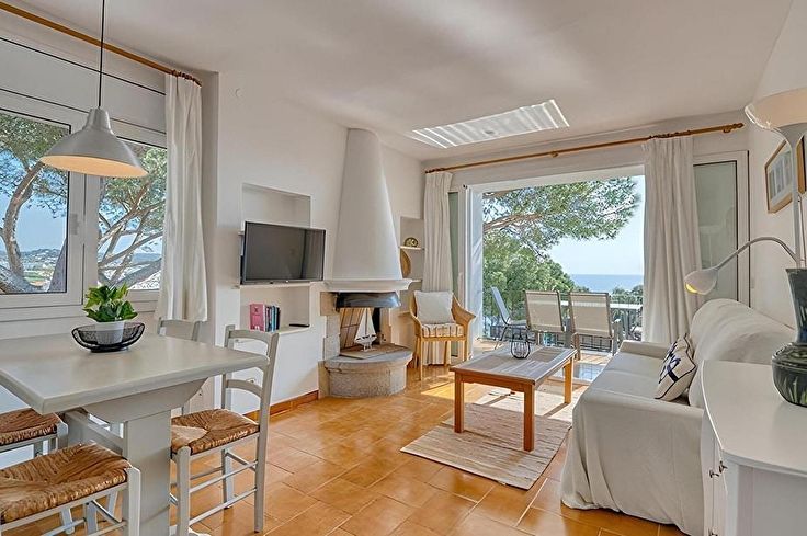 Apartament 1 dormitori amb Vistes al mar, Wifi, Pàrquing i jardí a Calella de Palafrugell - Lloguer Vacacional - Turístic