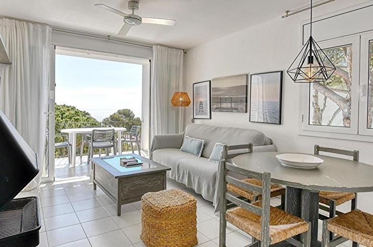 Apartament 2 dormitoris amb Vistes al mar, Wifi, Pàrquing i jardí a Calella de Palafrugell - Lloguer Vacacional - Turístic