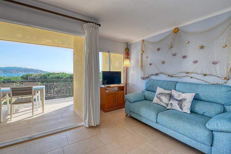Appartement 2 chambres avec Piscine, Vues à la mer, Wifi, Parking et jardin à Calella de Palafrugell - Location Vacances - Touristique