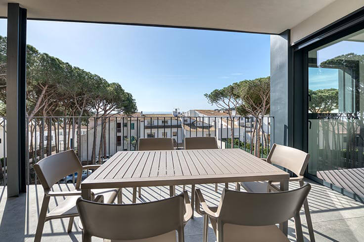 Appartement 3 chambres avec Air conditionné et Parking à Calella de Palafrugell - Location Saison