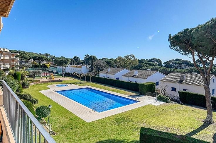 Appartement 3 chambres avec Piscine, Vues à la mer, Parking et jardin à Calella de Palafrugell - Location Saison