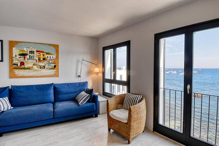 Appartement 2 chambres avec Vues à la mer, Air conditionné, Wifi et Parking à Calella de Palafrugell - Location Vacances - Touristique
