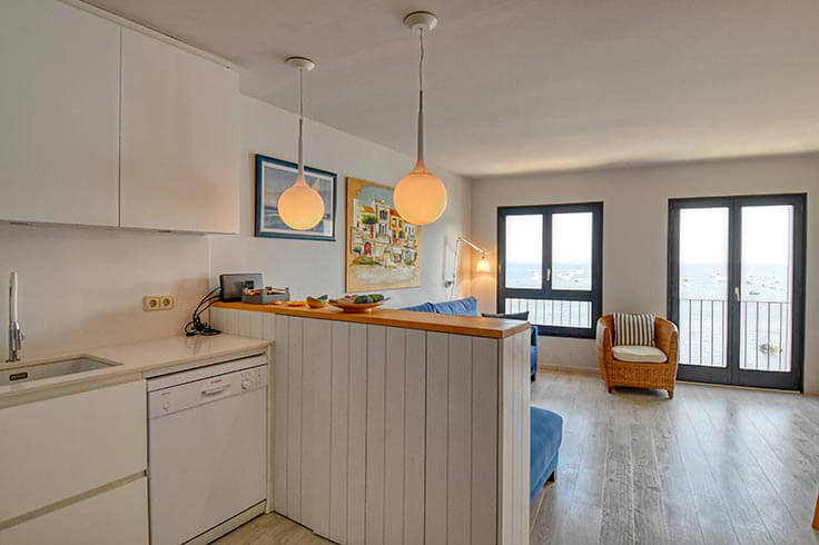 Appartement 2 chambres avec Vues à la mer, Air conditionné, Wifi et Parking à Calella de Palafrugell - Location Saison