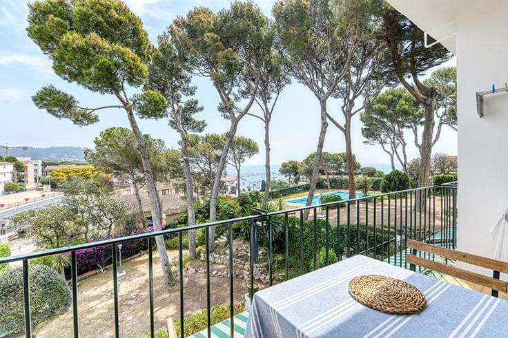 Appartement 1 chambre à coucher avec Piscine, Vues à la mer et jardin à Calella de Palafrugell - Location Vacances - Touristique