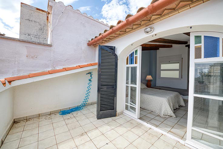 Attique 3 chambres avec Vues à la mer à Calella de Palafrugell - Location Saison