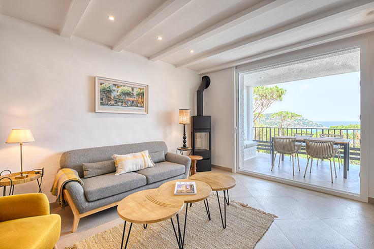 Appartement 2 chambres avec Piscine, Vues à la mer, Wifi et Parking à Calella de Palafrugell - Location Vacances - Touristique