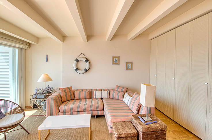 Attique 1 chambre à coucher avec Vues à la mer, Wifi et Parking à Calella de Palafrugell - Location Vacances - Touristique