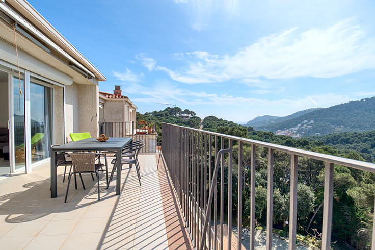 Appartement 1 chambre à coucher avec Piscine, Vues à la mer, Parking et jardin à Tamariu - Location Vacances - Touristique