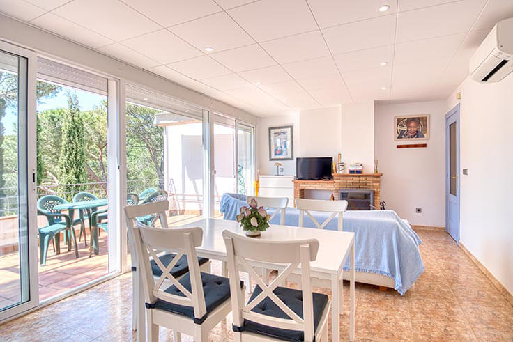 Attique 2 chambres avec Vues à la mer, Wifi et Parking à Tamariu - Location Saison