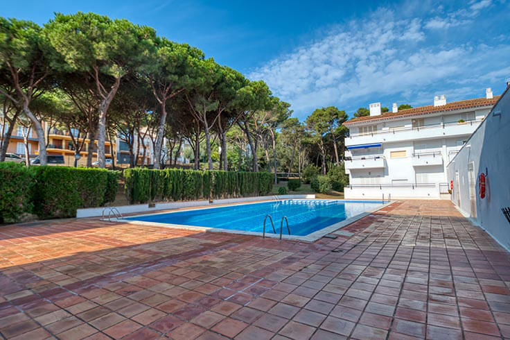 Appartement 3 chambres avec Piscine, Parking et jardin à Tamariu - Location Saison