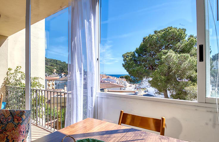 Appartement 1 chambre à coucher avec Vues à la mer à Tamariu - Location Saison
