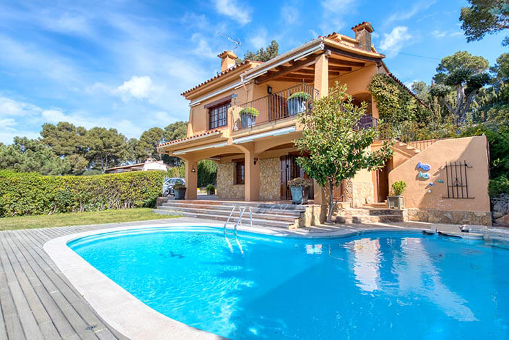 Maison individuelle 5 chambres avec Piscine, Vues à la mer et jardin à Tamariu - Acheter - vendre